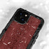 Marsala Snake Skin iPhone 15 Waterproof Case